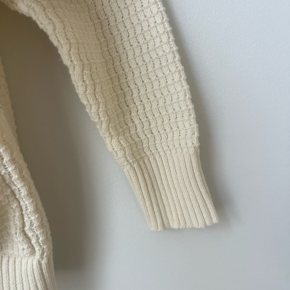 American Eagle Outfitters Knit Cardigan in Cream Size Small - Picture 2 of 6